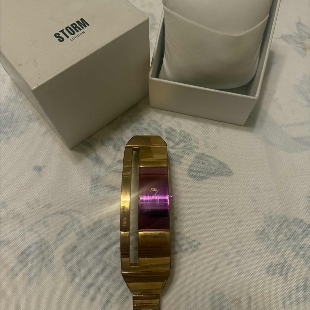 Storm Gold and Purple women watch